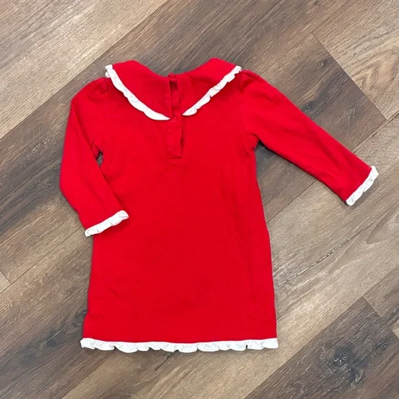 Lila & Hayes Red Madeline Dress Red Nightgown Pajamas Christmas Holiday 18-24m - Picture 7 of 11